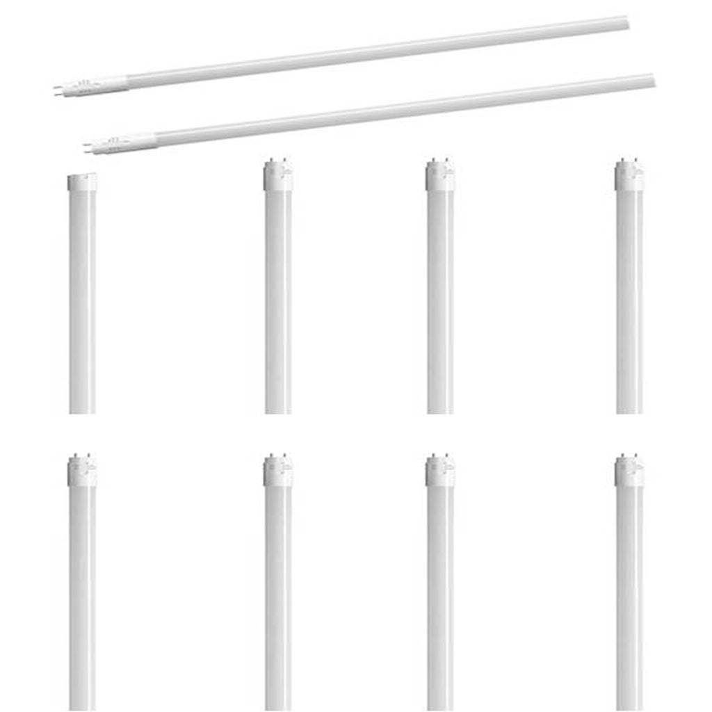 10Pk - 12.5w 48-in T8 LED Tube CCT Selectable G13 Type B Ballast - 70w equiv