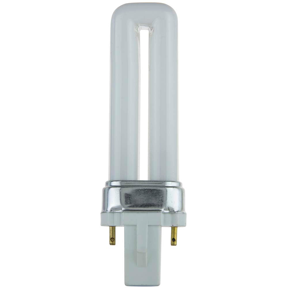 10Pk - Sunlite 5w 3000k U Shaped PL CFL Twin Tube Plugin G23 Base Light Bulb