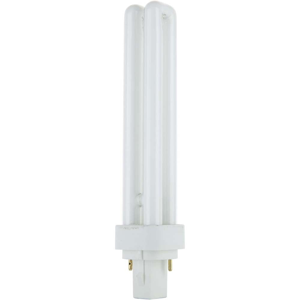 10Pk - Sunlite 18w 4100K Compact Fluorescent PLD 2-Pin G24d-2 Base Bulb