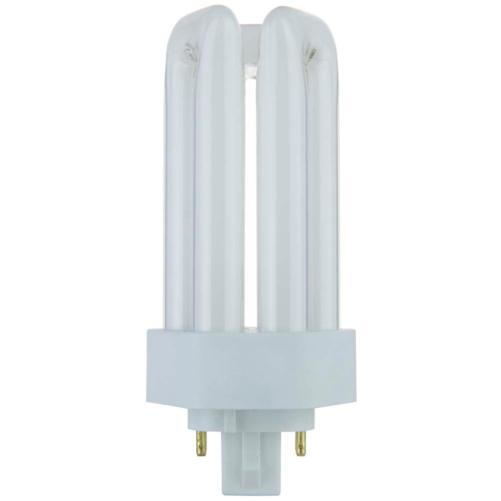 10Pk - Sunlite 18w 4100K PLT 4-Pin Compact Fluorescent GX24q-2 Base Bulb