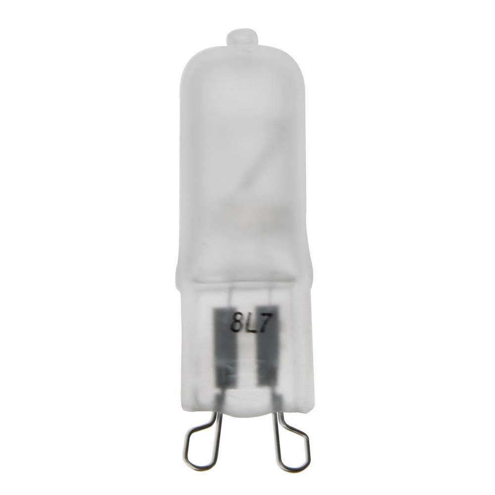 12Pk - Sunlite 40w T3.5 Bi-Pin G9 Base 3200K Frosted Halogen Incandescent Bulb