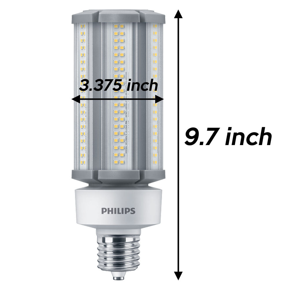 16-in High Bay Fixture E39 base and Acrylic Reflector with Philips 45W LED bulb