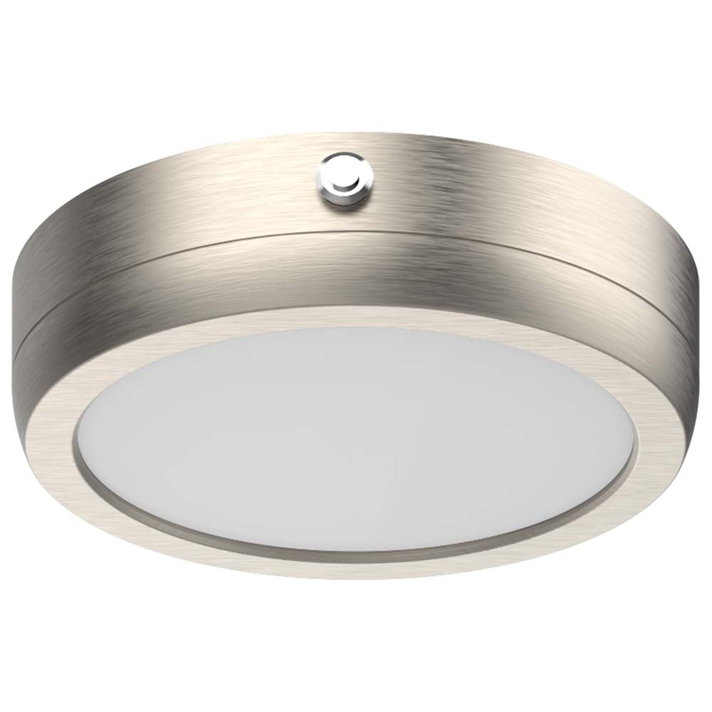 Blink Pro EM Battery Backup 7-in Round Shape Brushed Nickel Finish