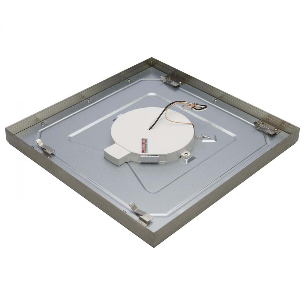 19.5w 12in. Square LED Flush Mount CCT Selectable with Nickel Finish