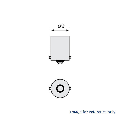 OSRAM SYLVANIA 64113 - 10w 12V Halogen BA9s base Automotive bulb