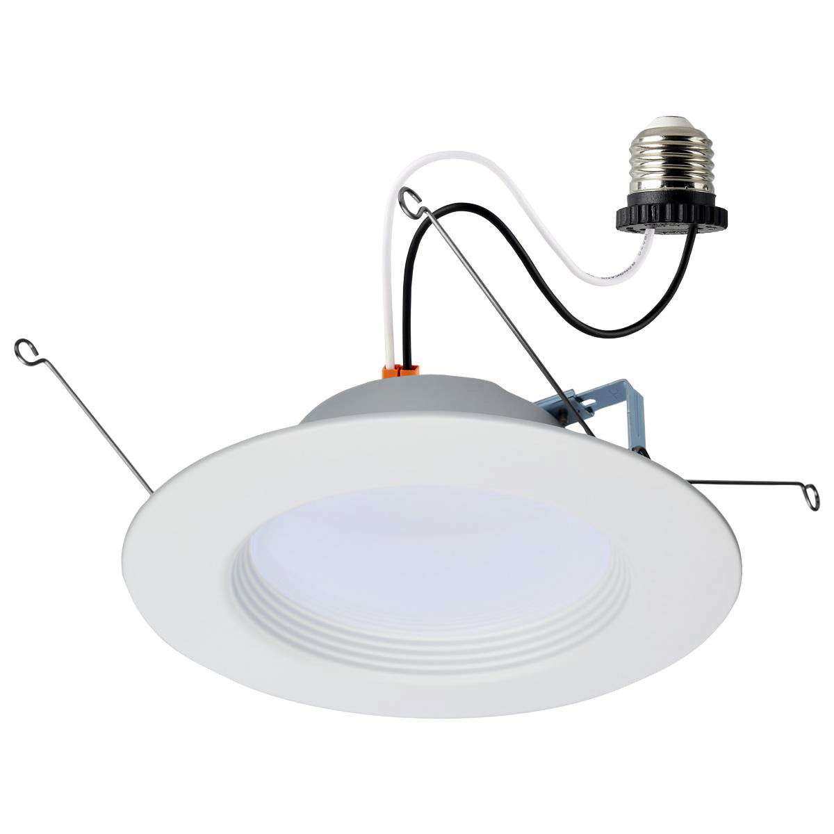 Satco 9w LED Downlight Retrofit 5-6" Adjustable Color Temperature 120v Dimmable