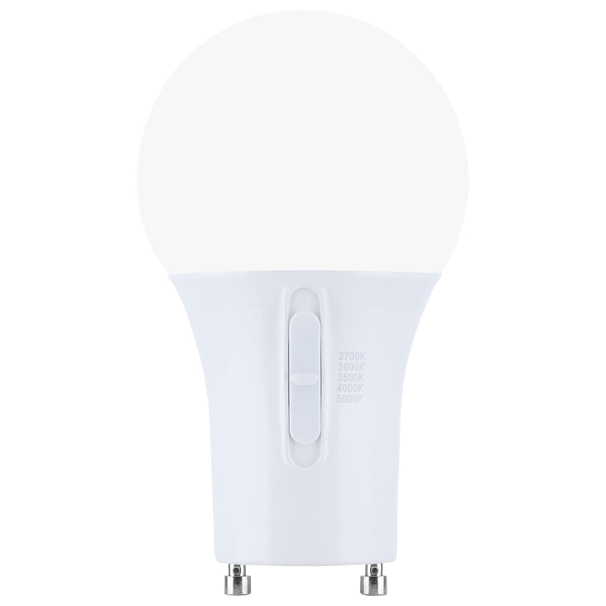 Satco 9.5w LED A19 CCT Selectable GU24 Base 120v Bulb