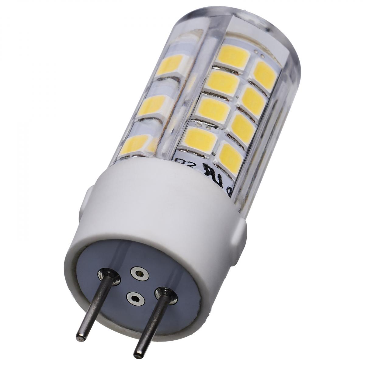 Satco 4.5w T6 LED 120v GY6.35 Base 5000k Clear Finish Bulb