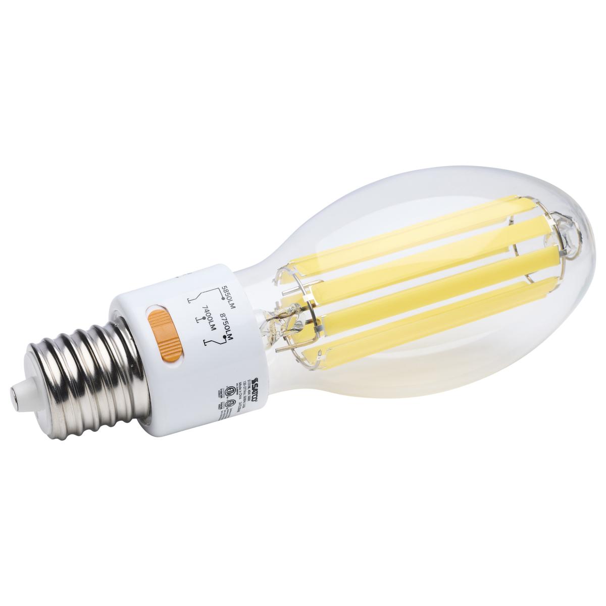 Satco LED HID Replacement ED28 Wattage Tunable 5000K EX39 Base 120-277v Bulb
