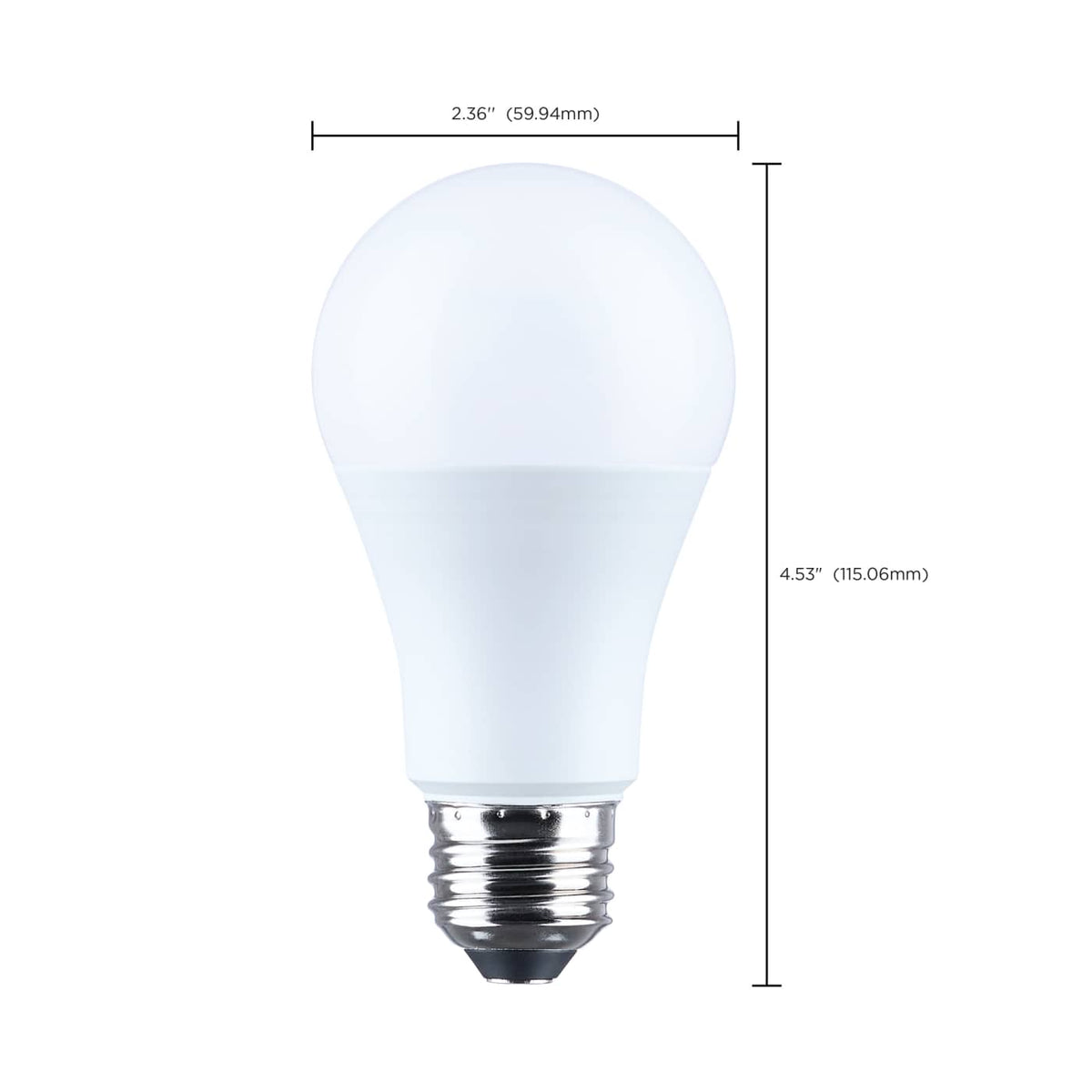 4Pk - Satco 16.5w LED A19 5000K CCT Selectable E26 Base 120v Bulb
