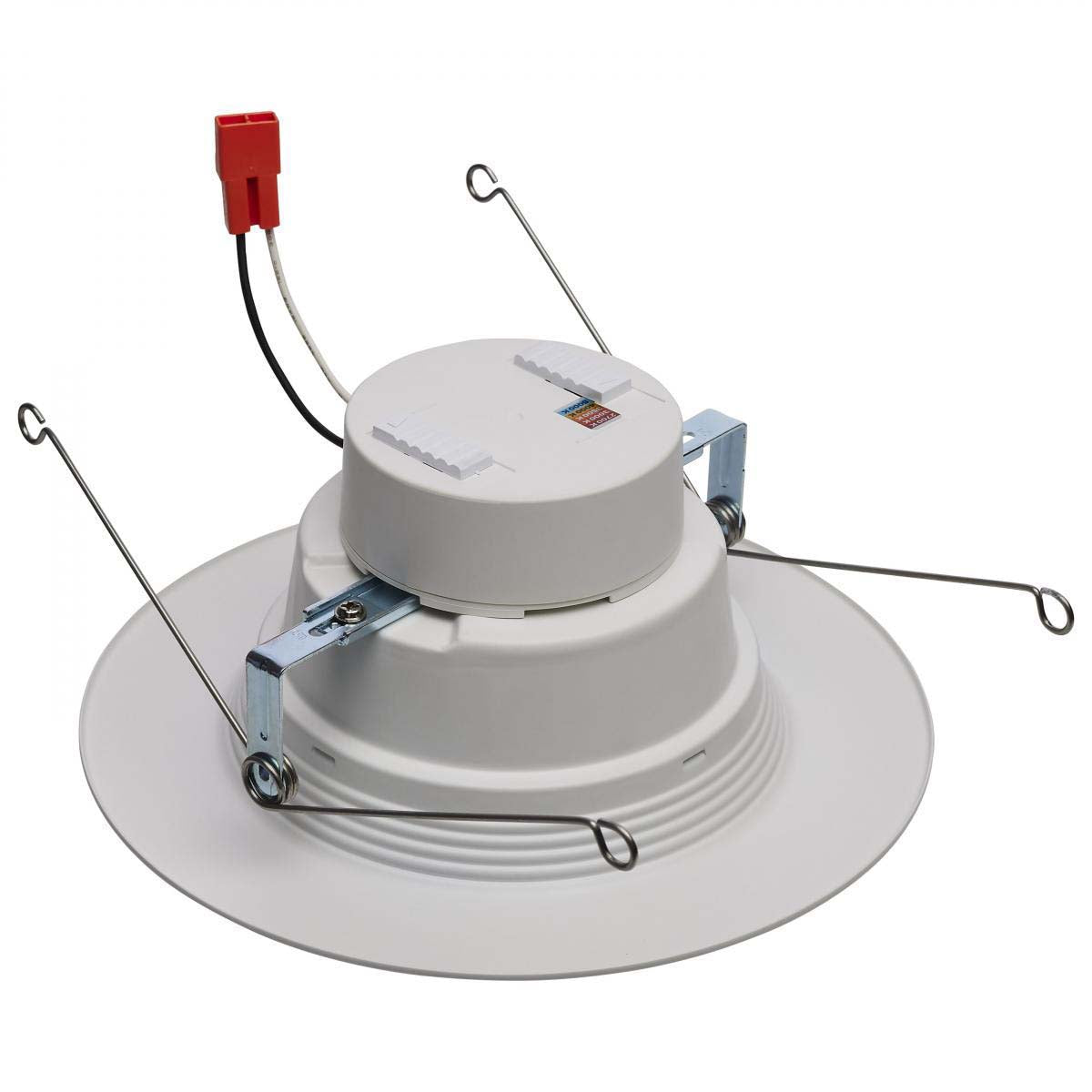 5-6-in LED Retrofit Downlight Wattage Lumens & CCT Selectable Round White Finish