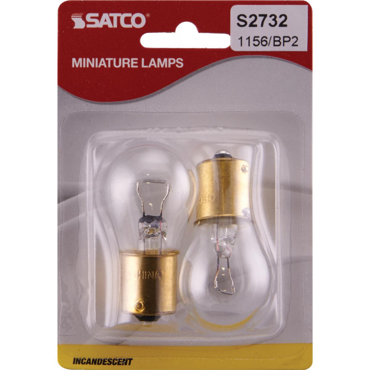 Satco 26.9w miniature S8 Single Contact Bayonet base 12.8v Clear Finish Bulb