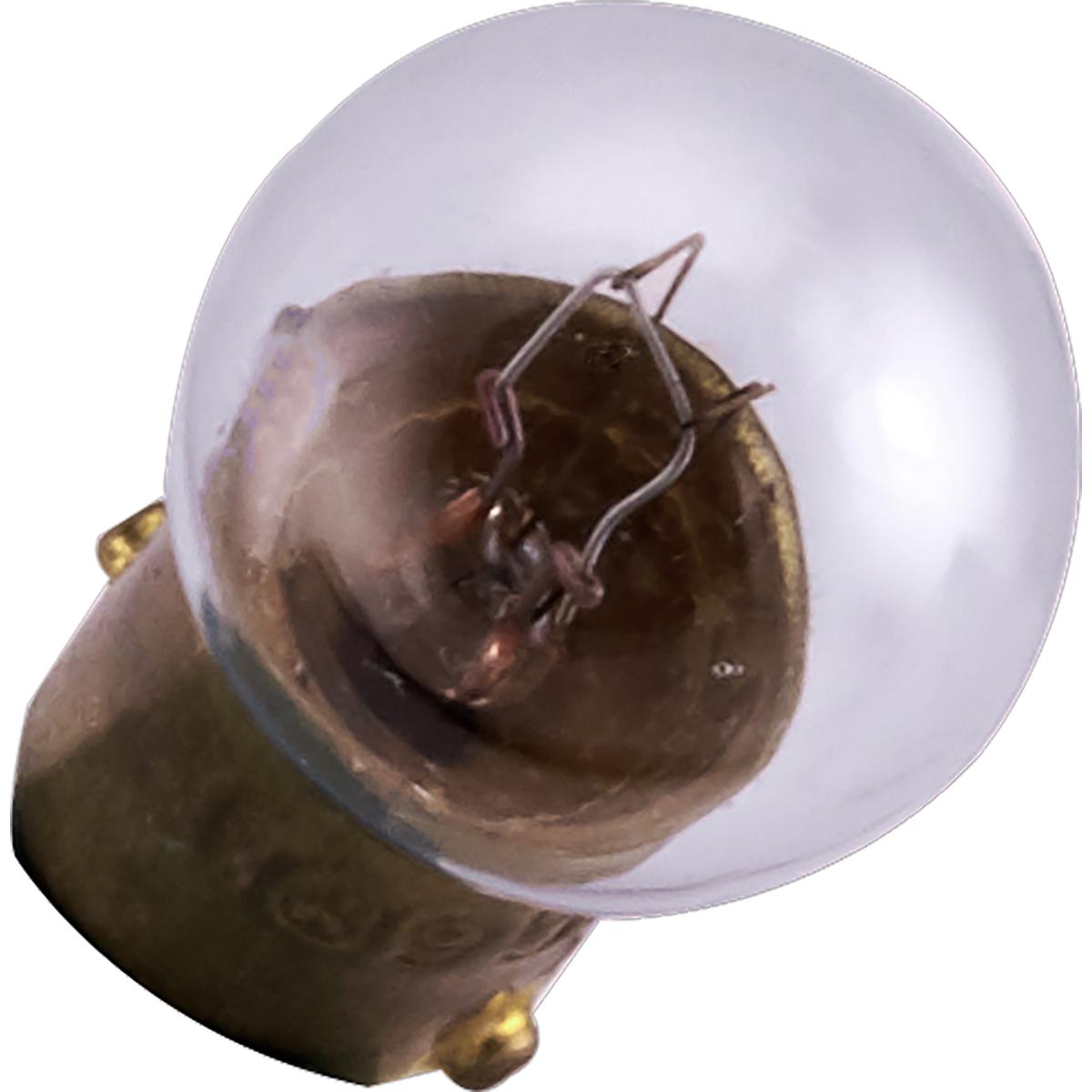 2Pk - Satco 3.78w miniature G4-1/2 2000 Miniature Bayonet base 14v Clear Bulb