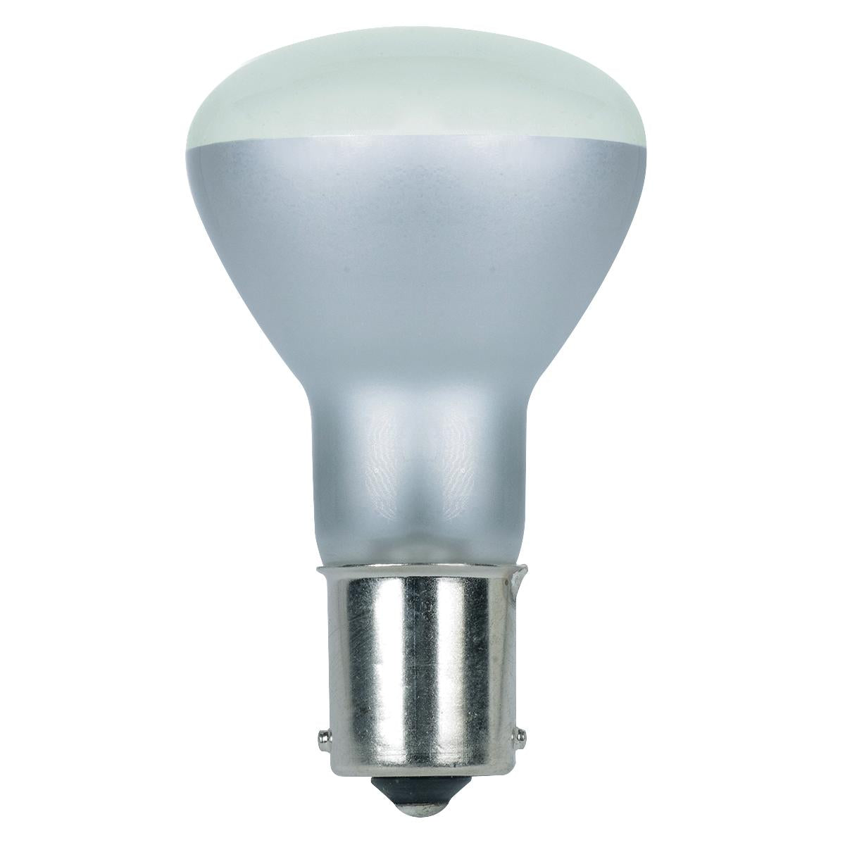 Satco 20.2w R12 miniature BA15s Bayonet Single Contact Base 28v Frosted Bulb