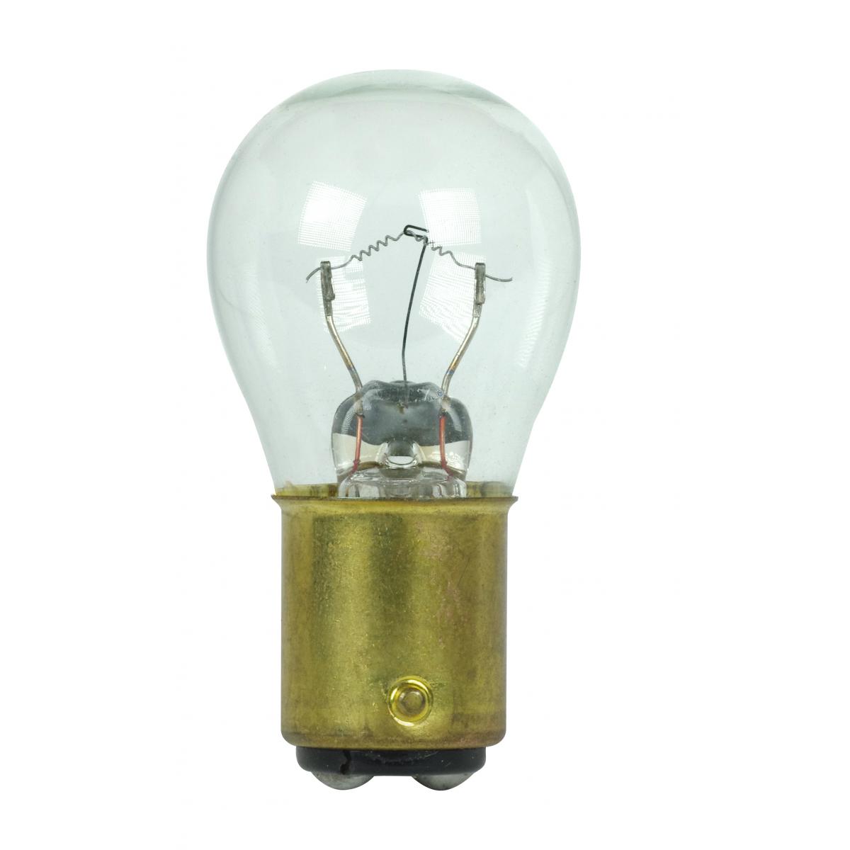 Satco 18.8w S8 miniature BA15d Double Contact base 28v Clear Bulb