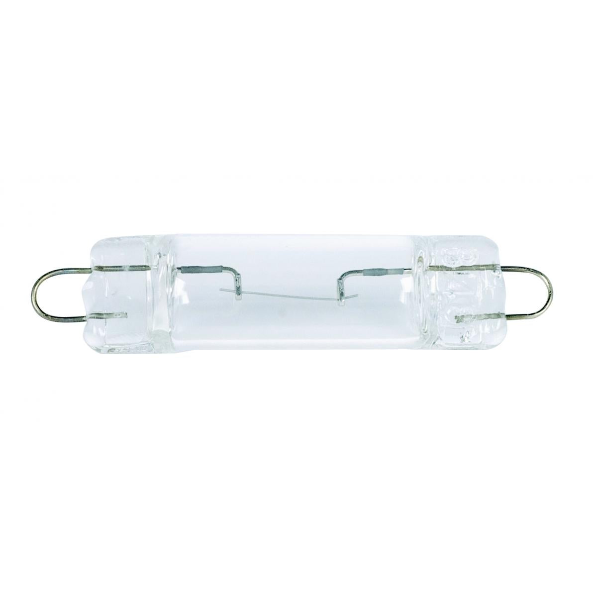 Satco 7w T3 miniature 4Lm Rigid Loop base 13.5v Clear Bulb