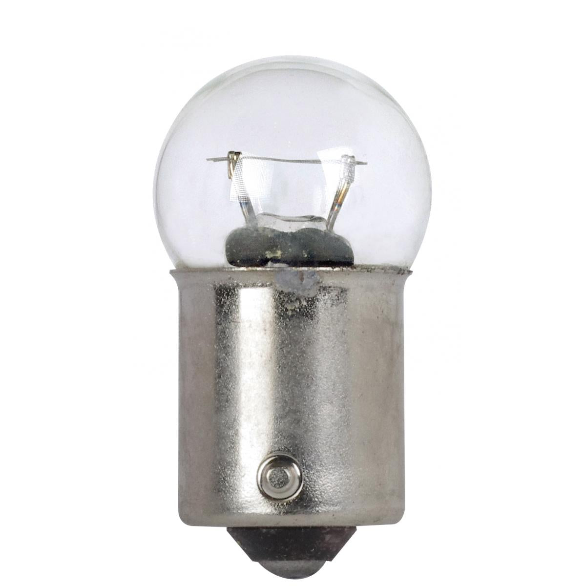 Satco 10.4w G6 miniature BA15s Bayonet Single Contact Base 28v Clear Bulb