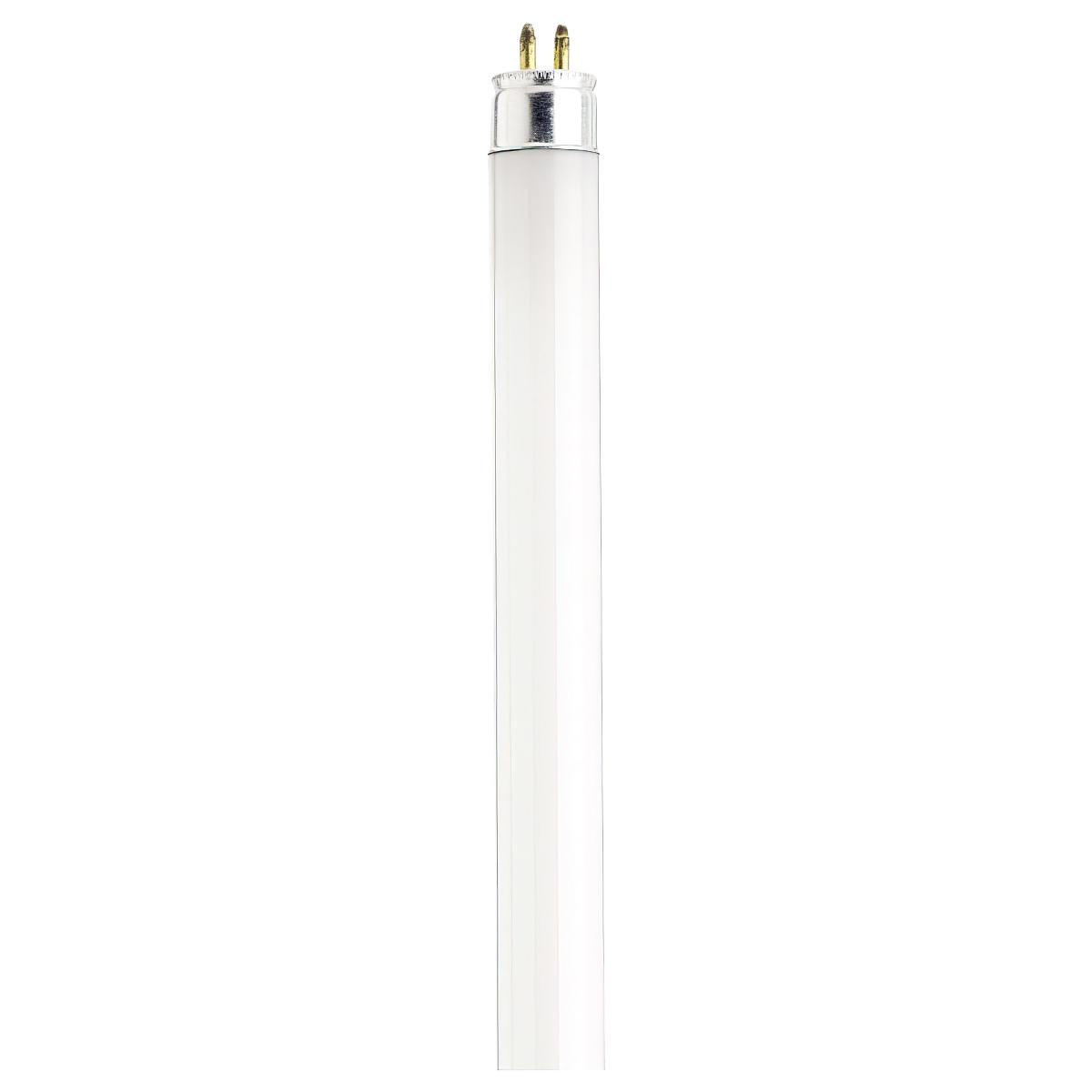 Satco 12-in 8w T5 Preheat Fluorescent 3500K G5 Miniature Bi Pin base Linear Bulb