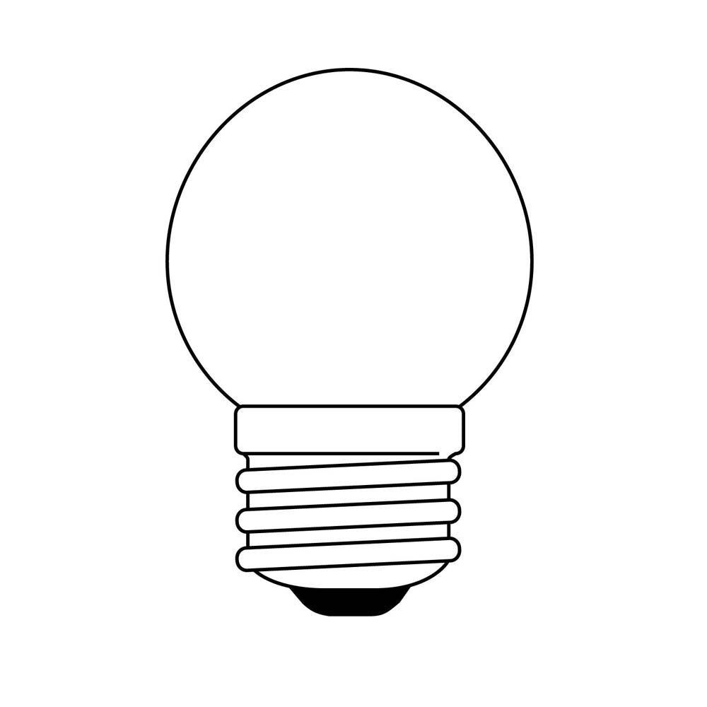 Sunlite 7.5w 120v S11 Indicator E26 Medium Base 2600K Clear Light Bulb