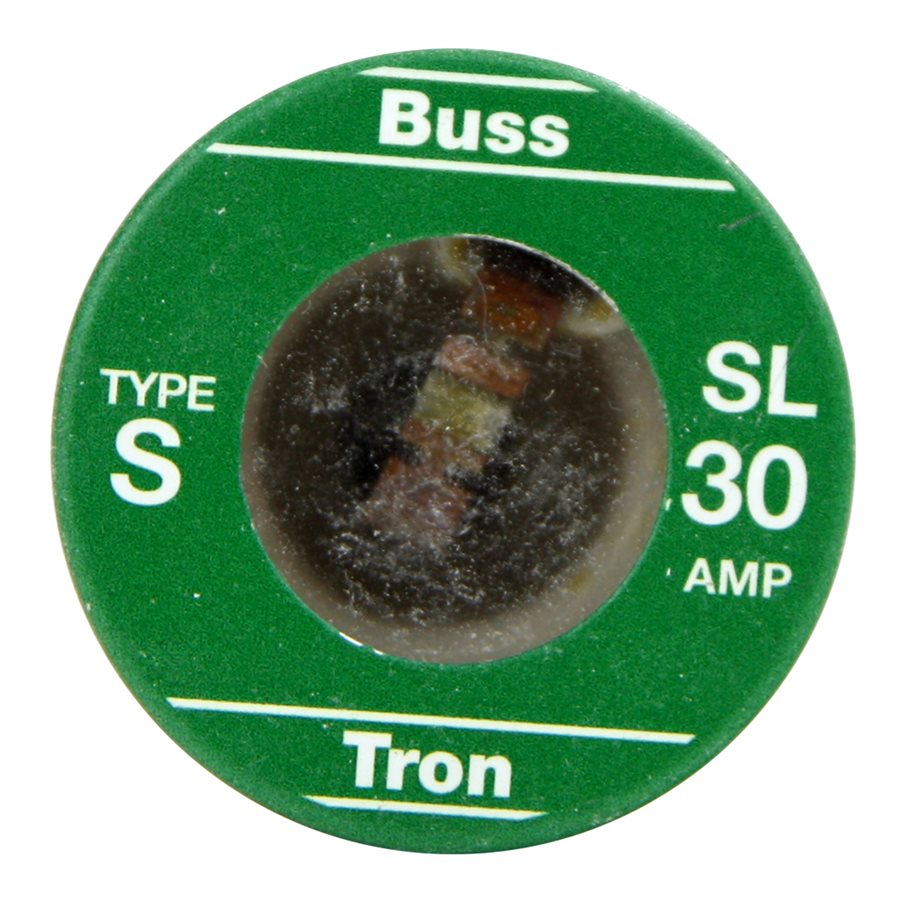 4Pk - Cooper Bussmann Type SL 30 AMP Buss Time Delay Tamper-Proof Base Fuse