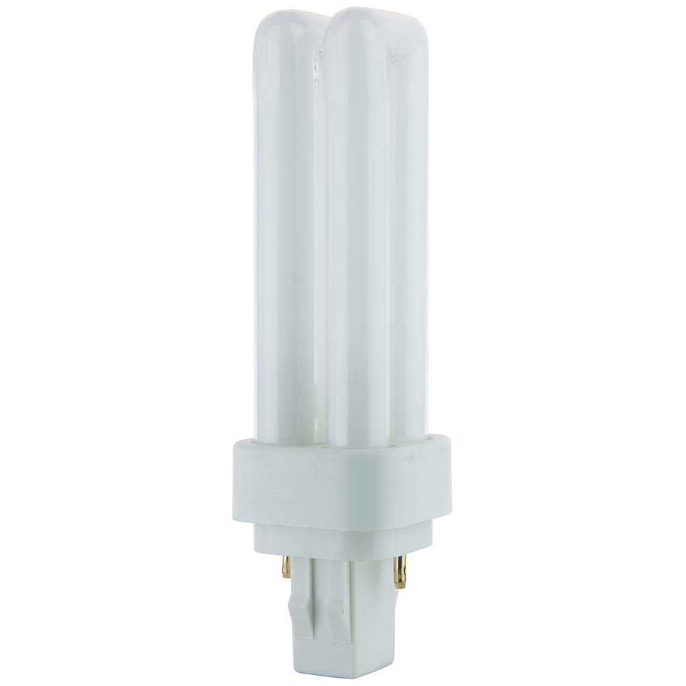 10Pk - Sunlite 13w 4100K PLD 2-Pin Double Twin Tube GX23-2 Base Bulb
