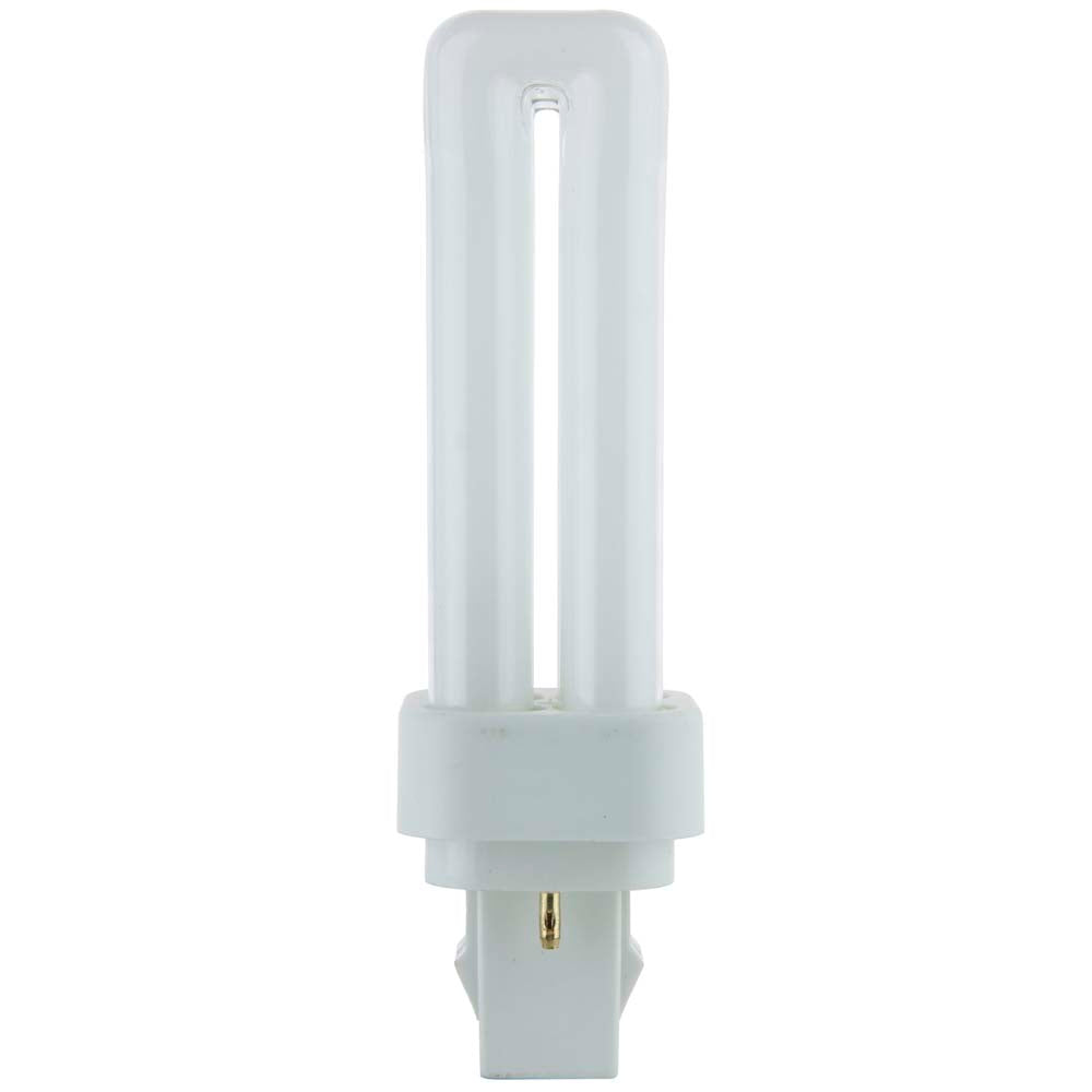 10Pk - Sunlite 13w 4100K PLD 2-Pin Double Twin Tube GX23-2 Base Bulb