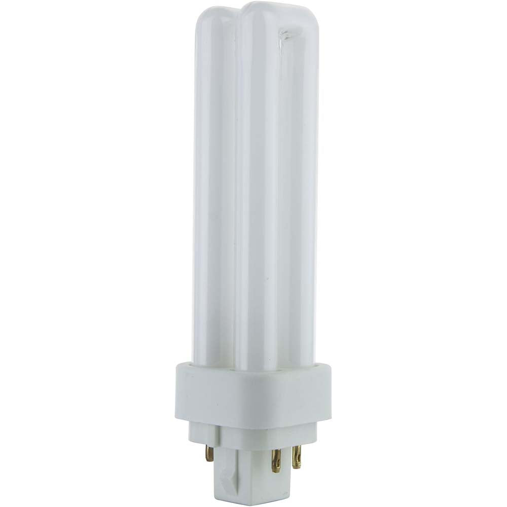 10Pk - Sunlite 26w 3500K PLD 4-Pin Double U-Shaped Twin Tube G24Q-3 Base Bulb