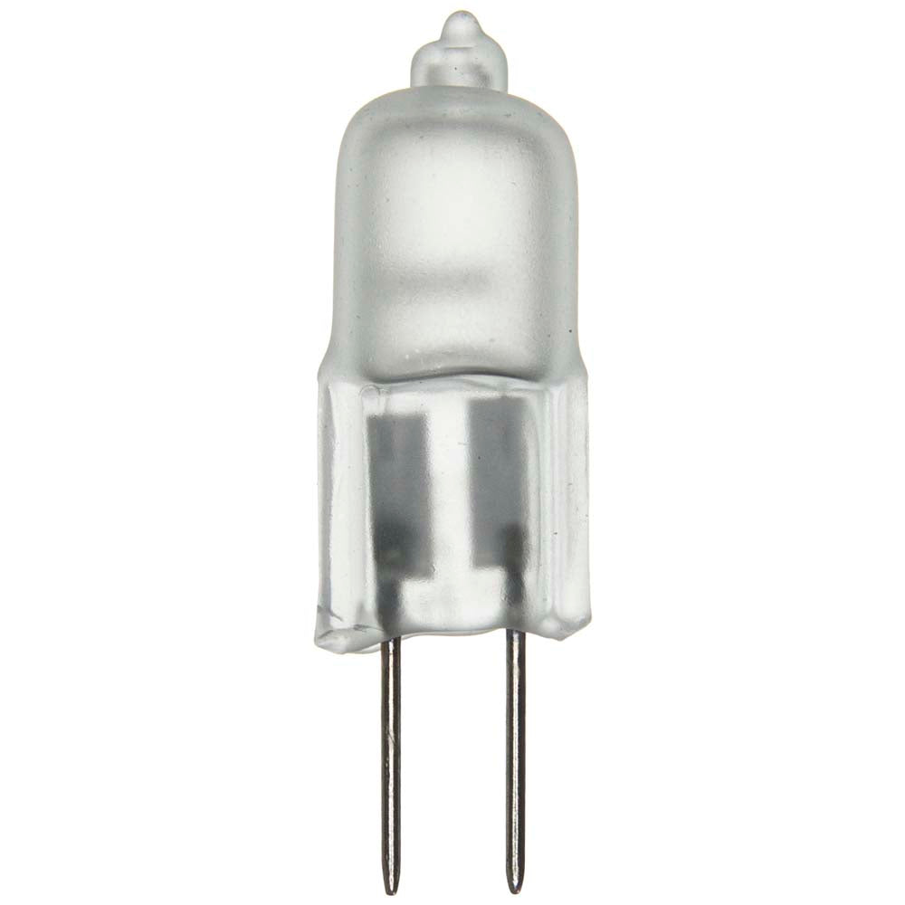 12Pk - Sunlite 10w 12v T2.5 Single Ended G4 Bi-Pin 3200K Frosted Halogen Bulb