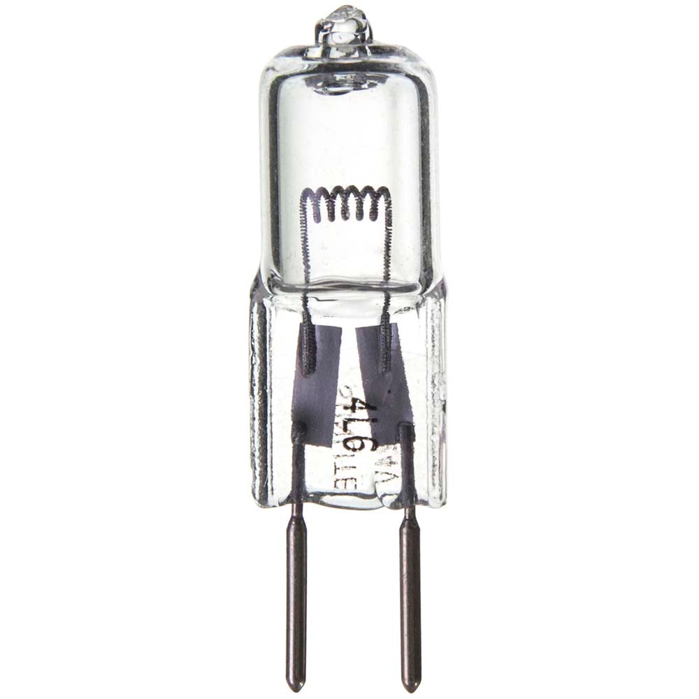 12Pk - Sunlite 50w 24v T3.5 Bi-Pin GY6.35 Base 3200K Clear Incandescent Bulb