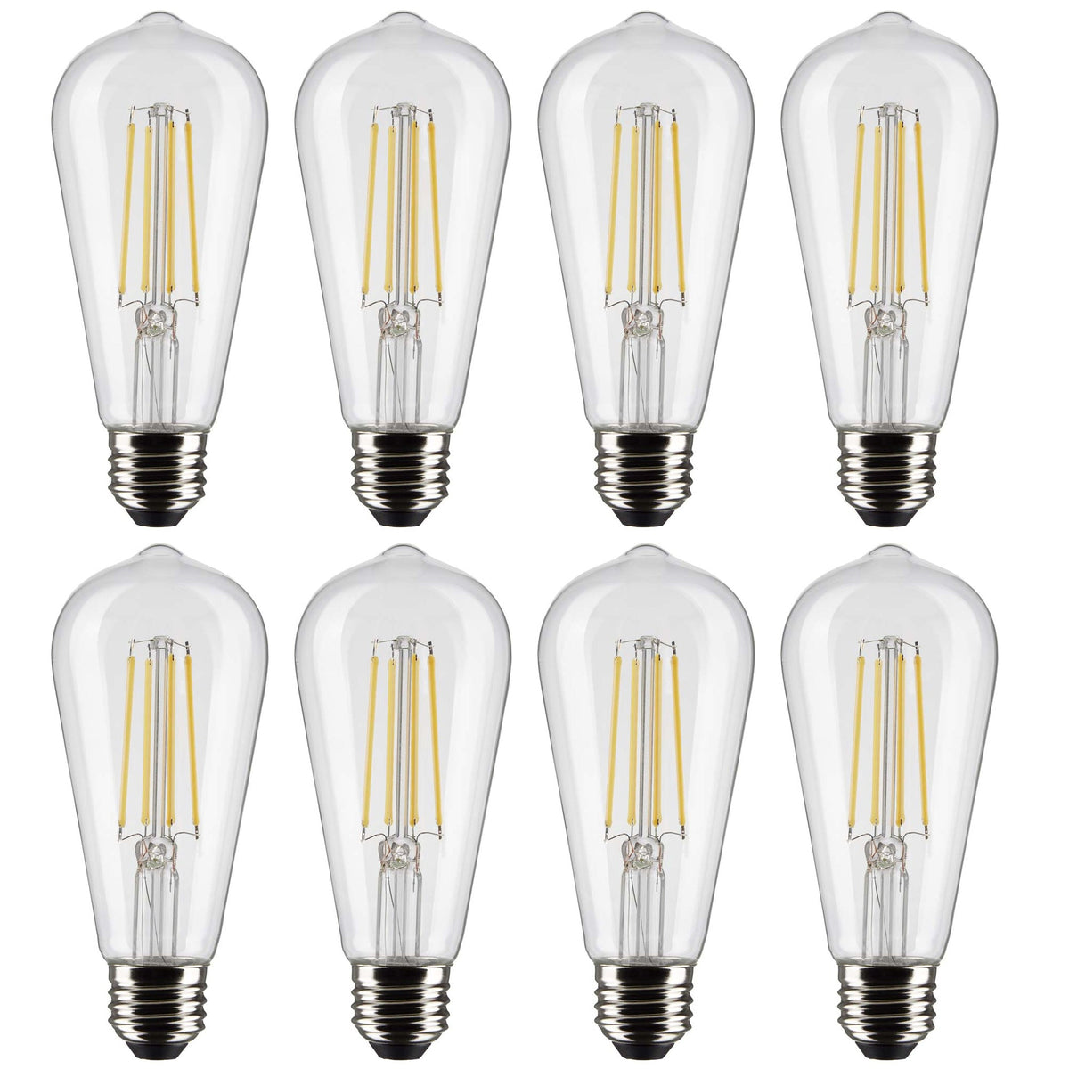 2Pk - SYLVANIA 7w ST19 LED 800Lm 90CRI 2700K Soft White Dimmable - 60w equiv