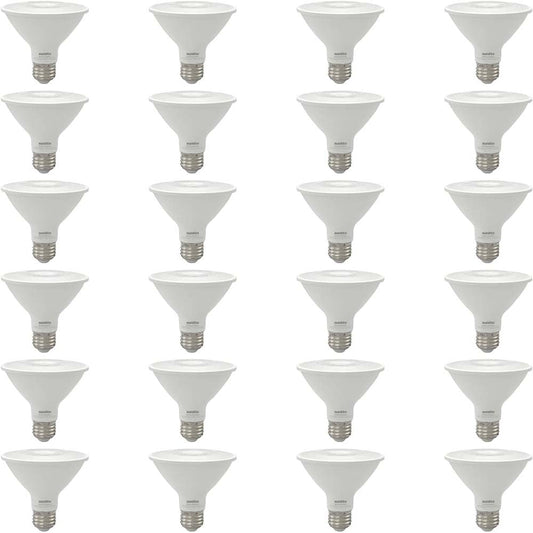 24Pk - Sunlite 9w LED PAR30 Reflector Floodlight 5000K Bulb - 75W Equiv