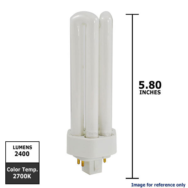 SUNLITE GX24Q-3, Triple Tube 4 Pin, 32W 2700k Bulb
