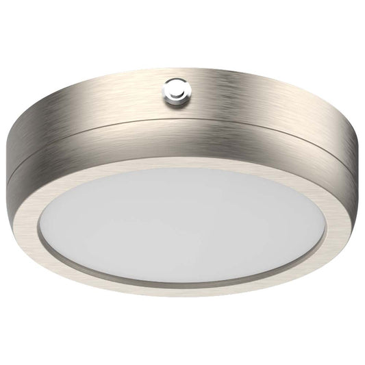 Blink Pro EM Battery Backup 7-in Round Shape Brushed Nickel Finish