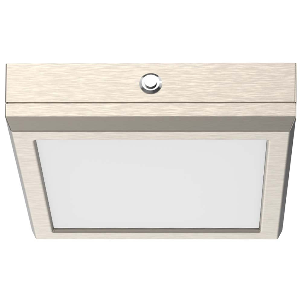 Blink Pro EM Battery Backup 7-in Square Shape Brushed Nickel Finish