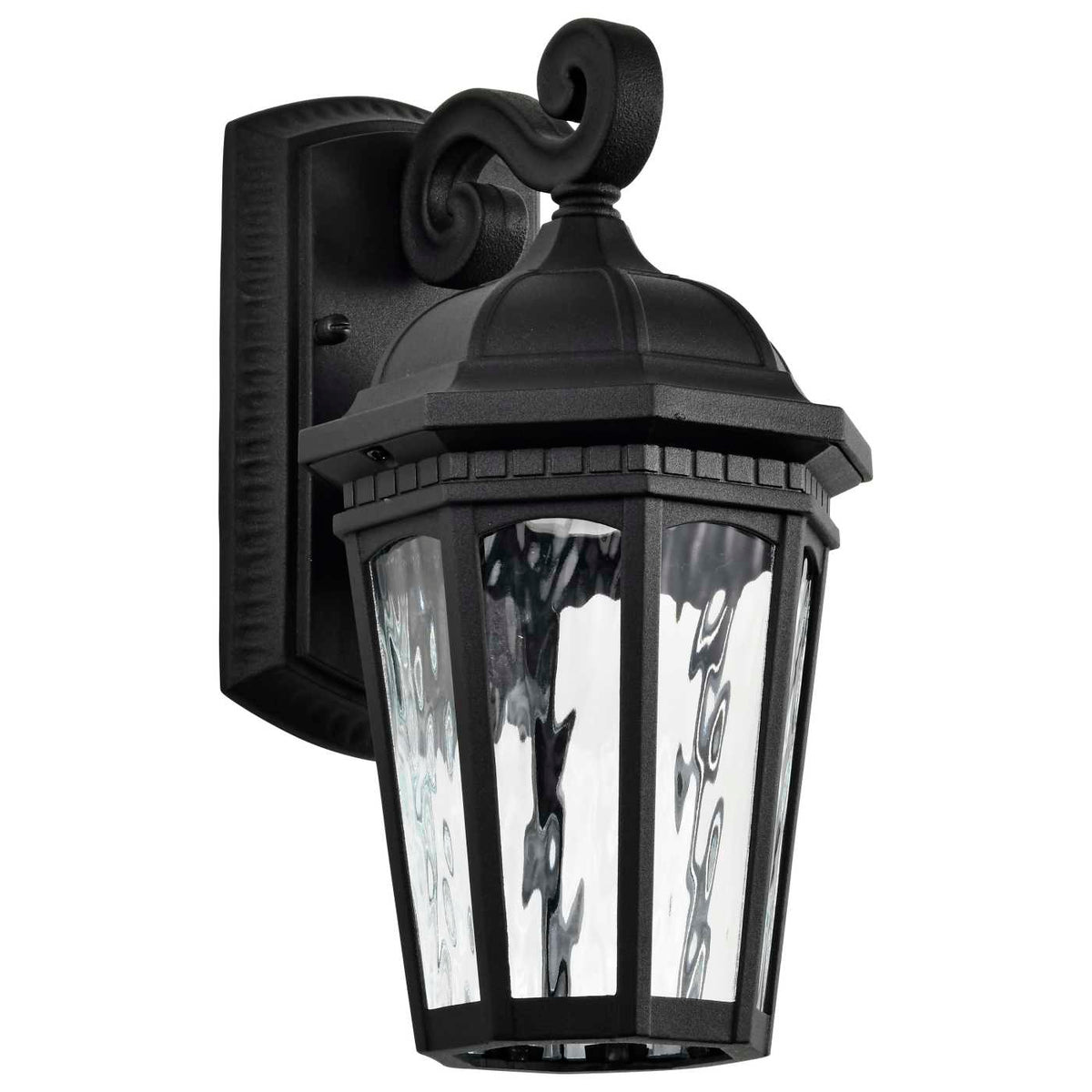East River 10w Smart Outdoor Wall Light Starfish RGBTW CCT in Black Finish