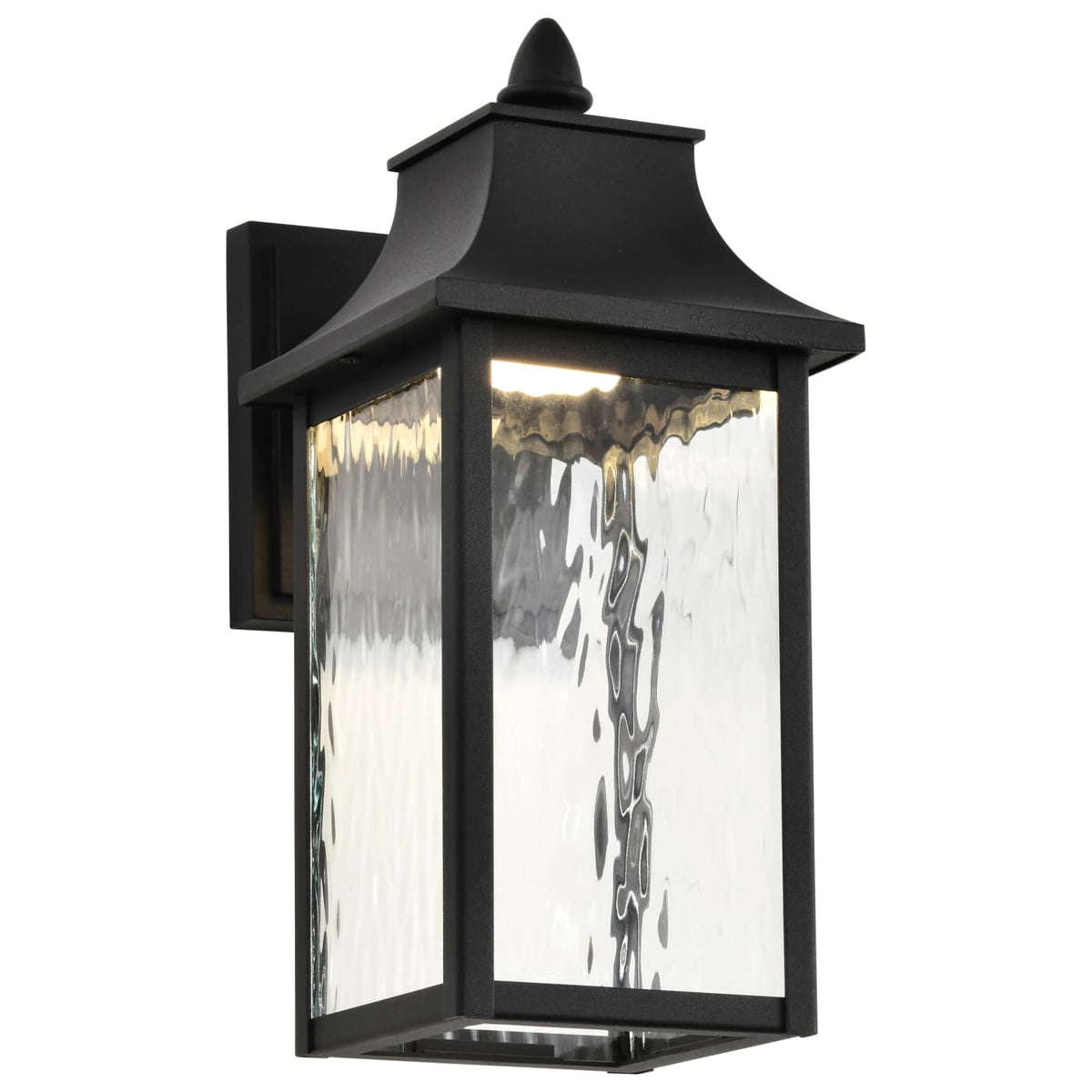 Austen 10w Smart Outdoor Wall Light Starfish RGBTW CCT in Black Finish