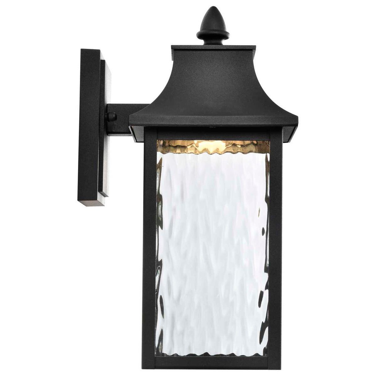 Austen 10w Smart Outdoor Wall Light Starfish RGBTW CCT in Black Finish