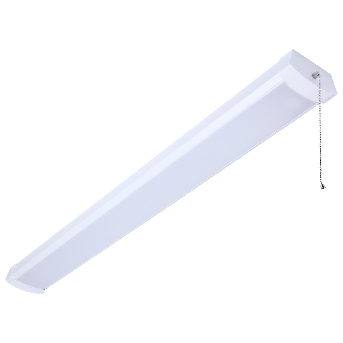 Nuvo 39w LED 4FT Wrap with Pull Chain CCT Selectable White Finish