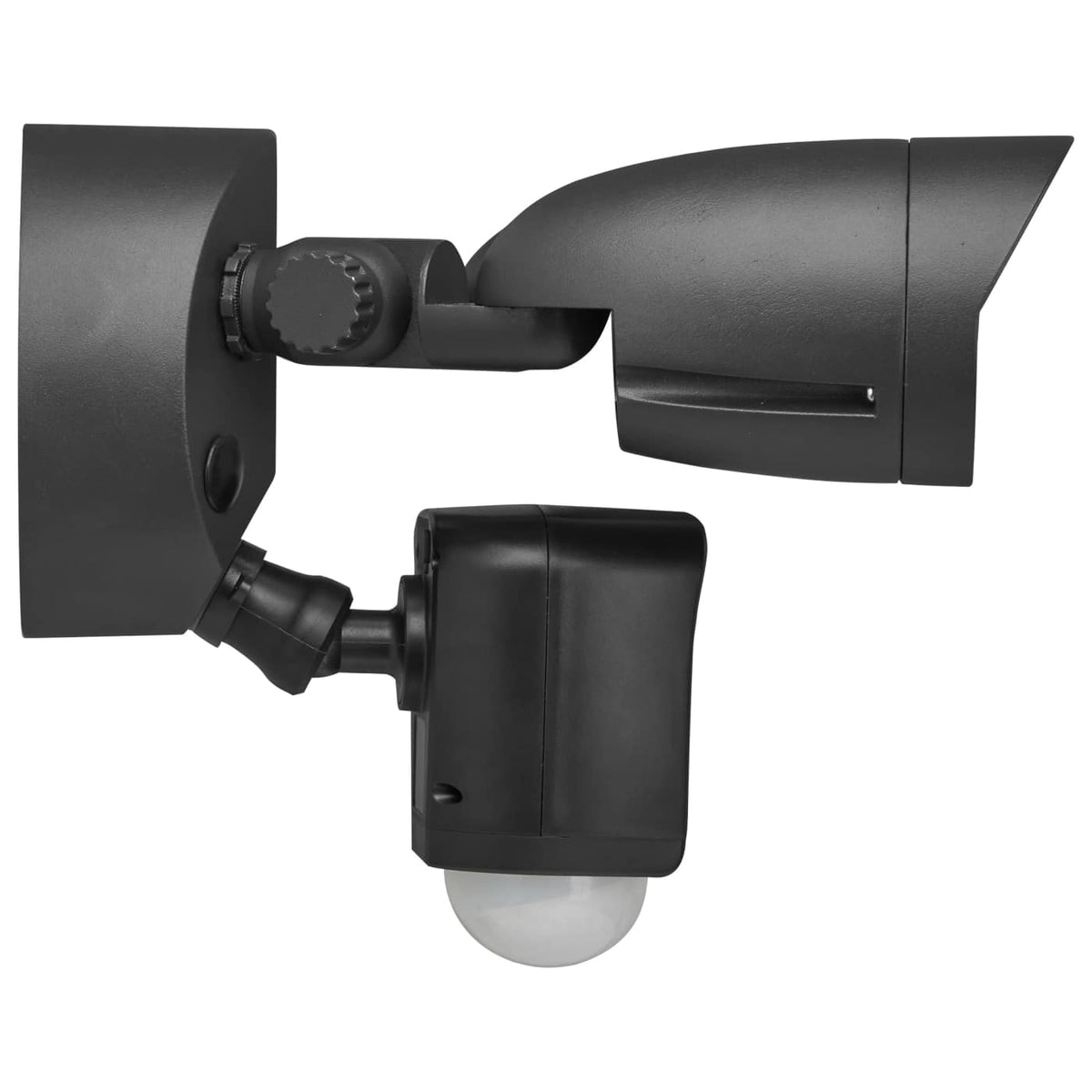 Bullet Security Light 3000K With Camera in Black Finish