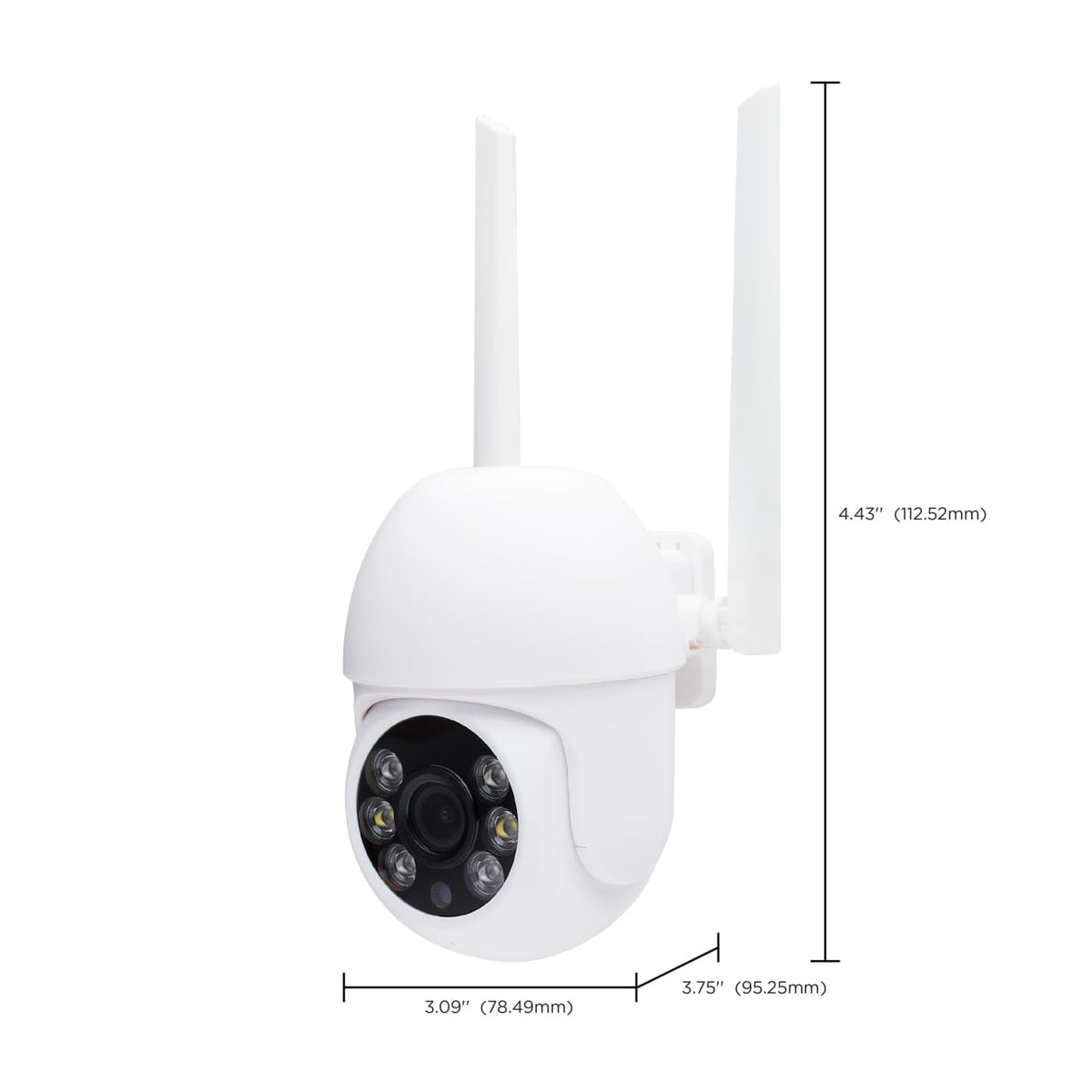 Outdoor P&T With Camera in White Finish