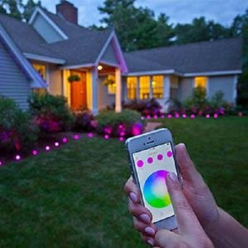 Sylvania Lightify LED GardenSpot Mini RGB Landscape Light Kit Smart Home