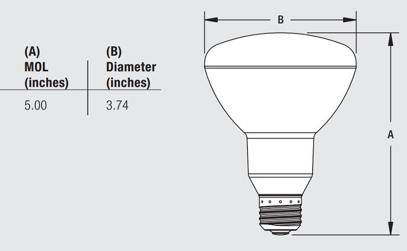 Sylvania Smart LED BR30 RGBW 11W E26 Reflector Flood Lamp Lightify Bulb