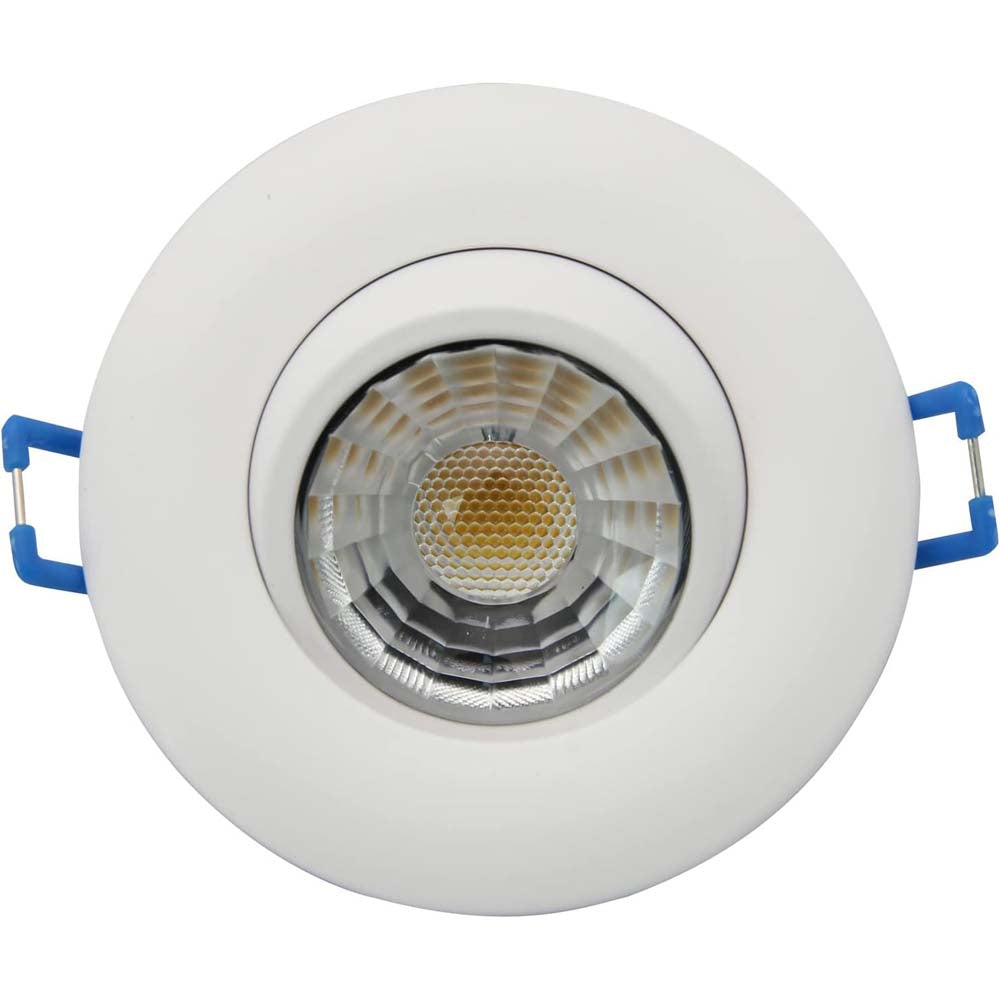 Sunlite 3-In 8w Round Gimbal w/ J-Box Downlight Fixture CCT Selectable Dimmable