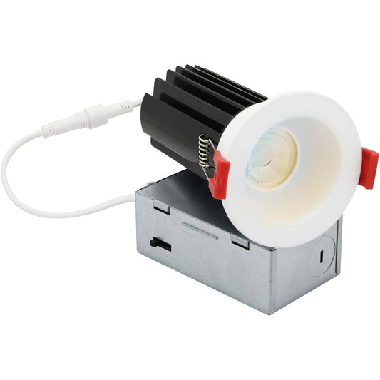 Sunlite 2-In 15w LED Round Regressed Downlight Fixture CCT Selectable Dimmable