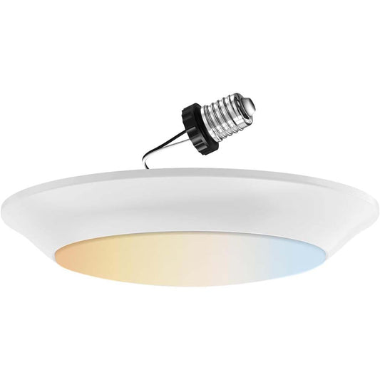 Sunlite 6 in. 10w Round Flush Mount Retrofit Fixture CCT Selectable