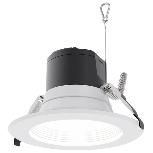 Sunlite 6-in LED Recessed Round Downlight CCT Wattage Lumens Selectable Fixture