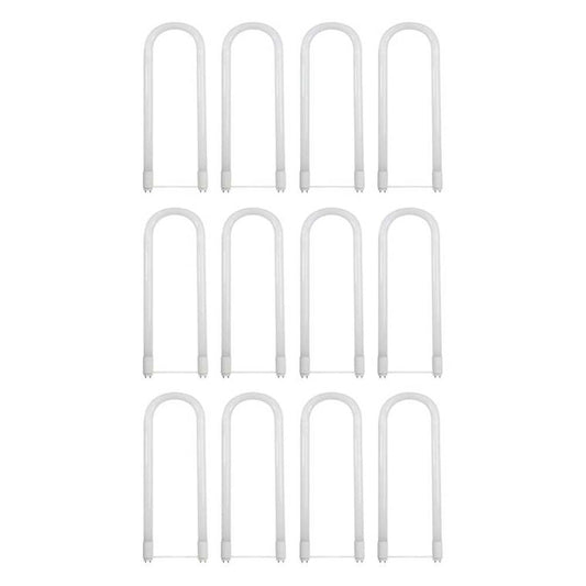12Pk - Sunlite 15w LED T8 U-Bend Tube Bulb CCT Tunable G13 Base Ballast Bypass