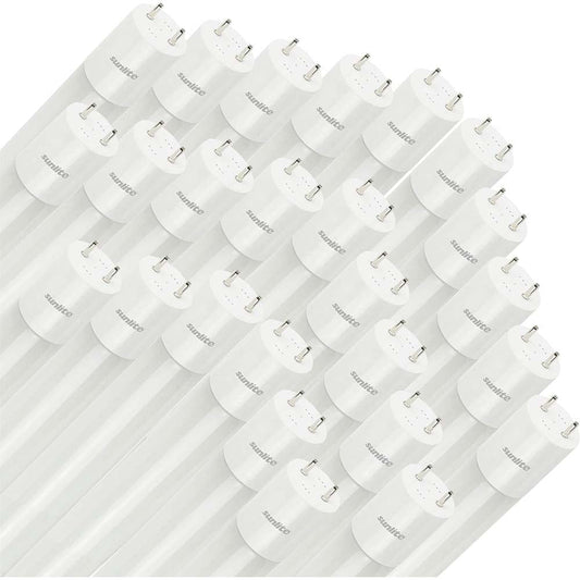 25Pk - Sunlite 14w LED T8 48-in G13 Bi-Pin Base 3500K Plug & Play light Tube
