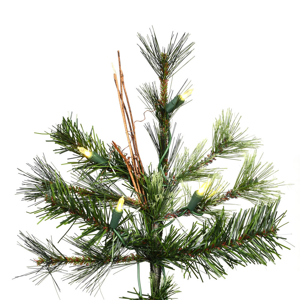 Vickerman 9ft.Mixed Country Pine Artificial Christmas Tree in LED Lights