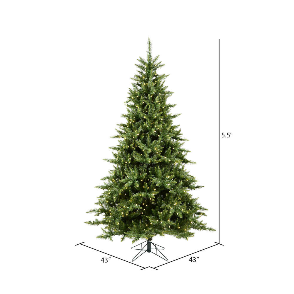Vickerman 5.5ft. Camdon Fir Artificial Christmas Tree Warm White LED Lights